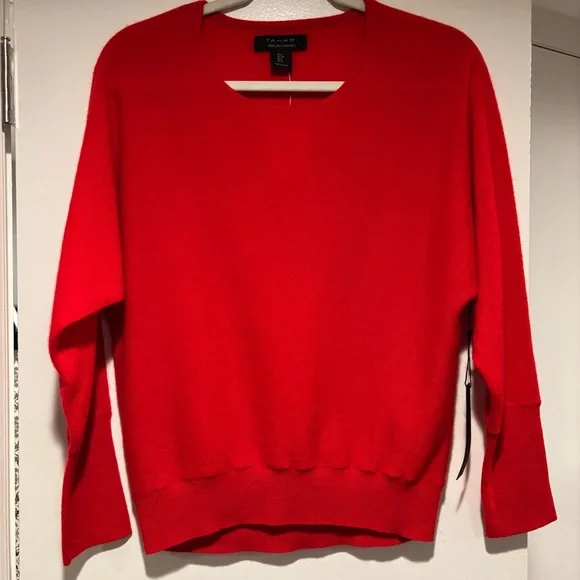Red Cashmere Tahari Sweater Size Small. New With Tags - Picture 12 of 12